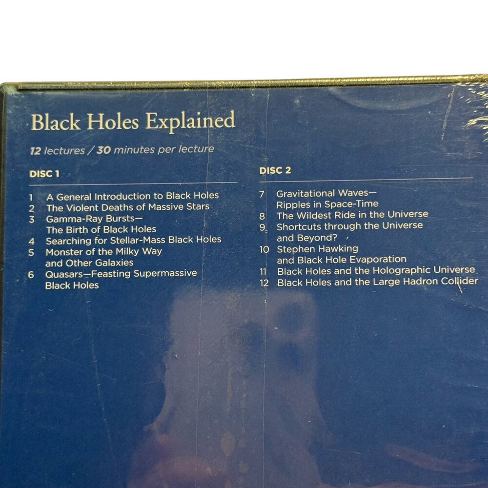 The Great Courses Black Holes Explained 2-DVD Disc Set With Course Guidebook NEW - Picture 5 of 9